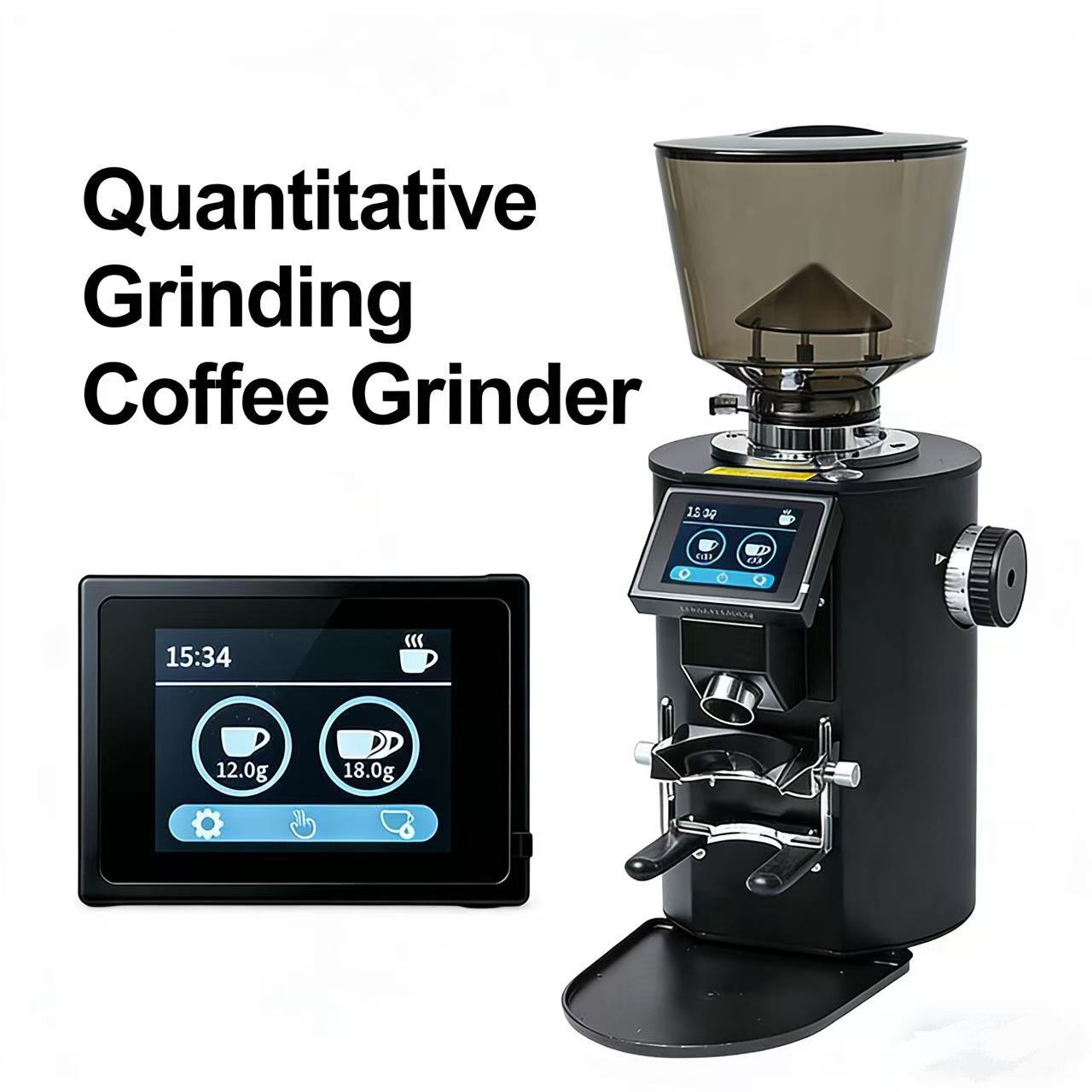 Coffee Grinder Burr Flat - Molinillo de Café Profesional Comercial con