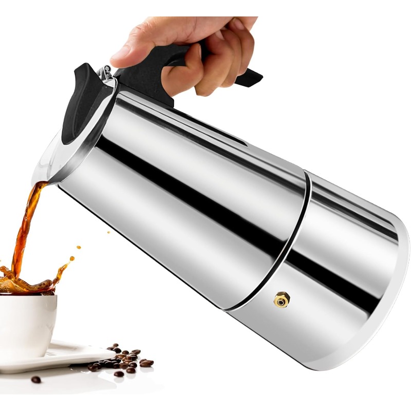 Coffee Equipment Wdt - Cafetera Mocha de 6 Tazas, Percoladora