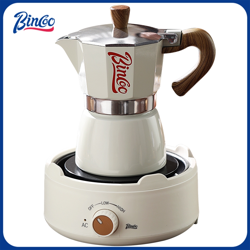 Coffee Equipment For Home - Bincoo Moka Pot y Estufa Eléctrica