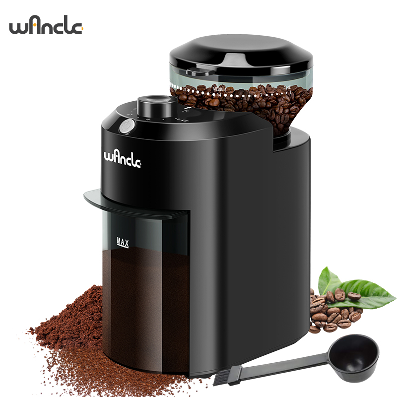 Coffee Grinder Burr Flat - Molinillo de café automático Wancle con