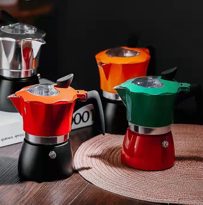 Juego de ollas Moka con cubier - Coffee Equipment Wdt reseña y precio