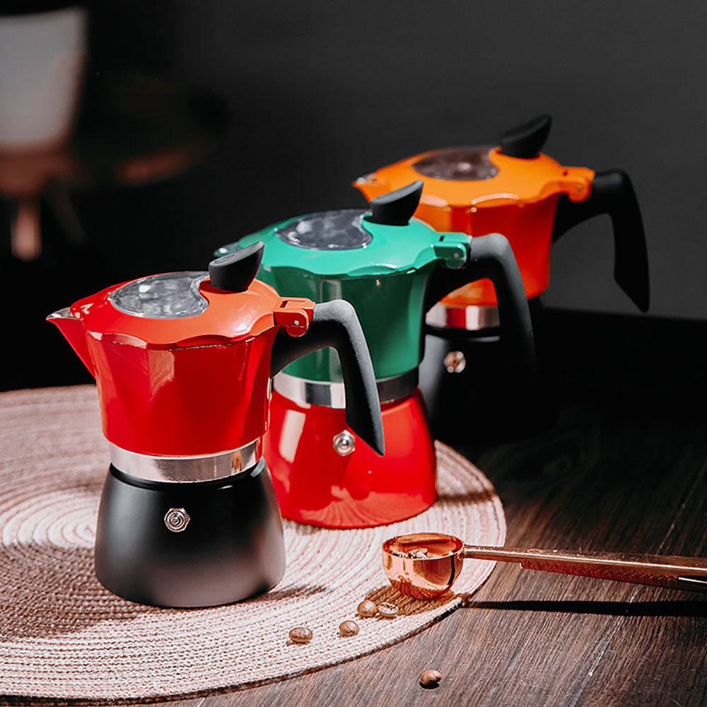 Juego de ollas Moka con cubier - Coffee Equipment Wdt reseña y precio