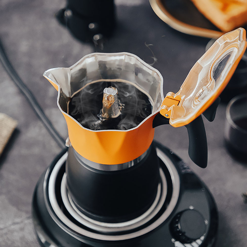 Juego de ollas Moka con cubier - Coffee Equipment Wdt reseña y precio