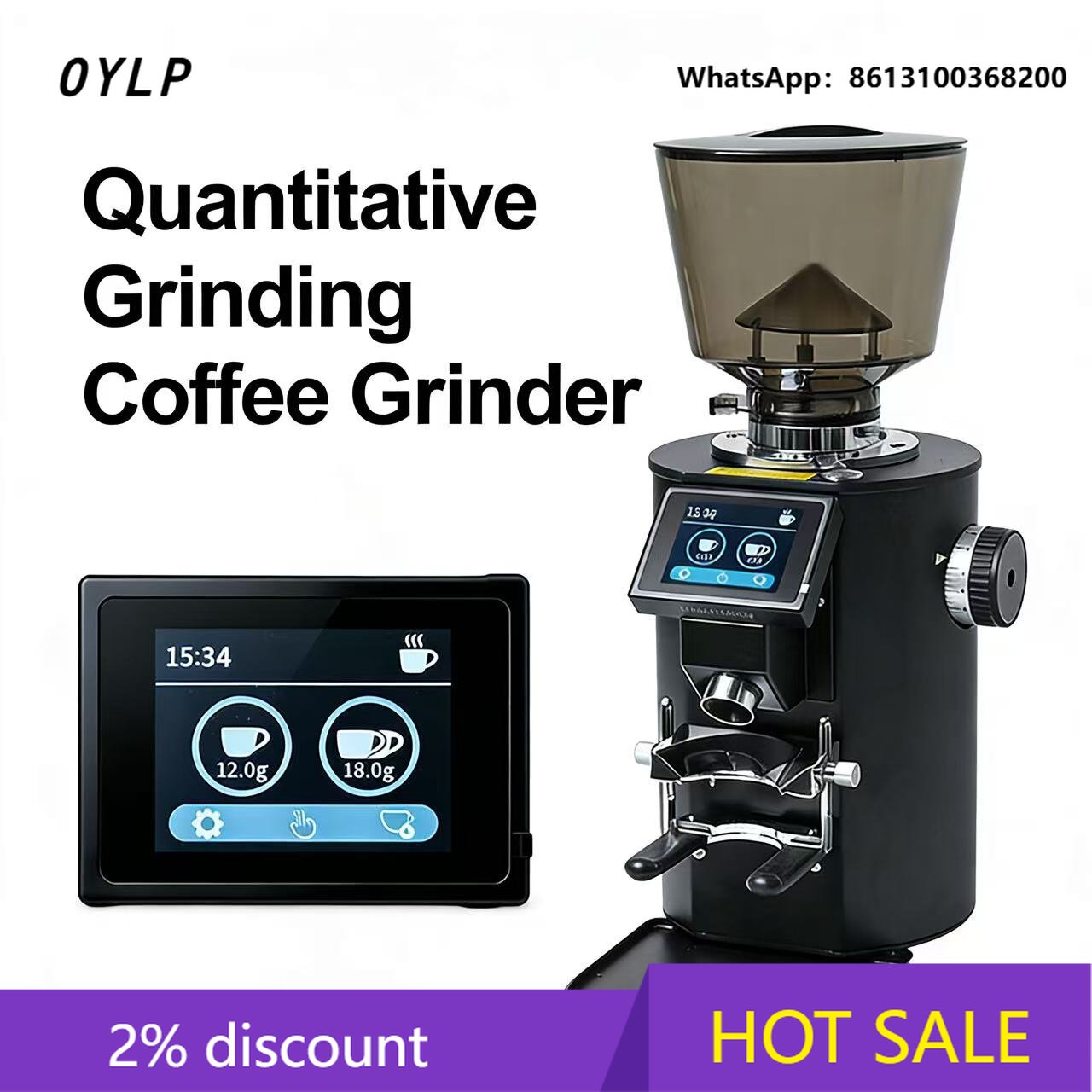 Molinillo de Café Profesional  - Coffee Grinder Burr Flat reseña y precio
