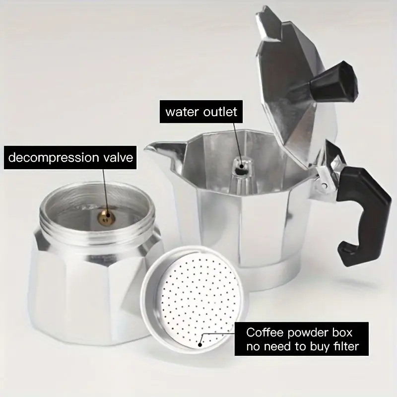 Cafetera Moka Clásica de Alumi - Coffee Equipment Wdt reseña y precio
