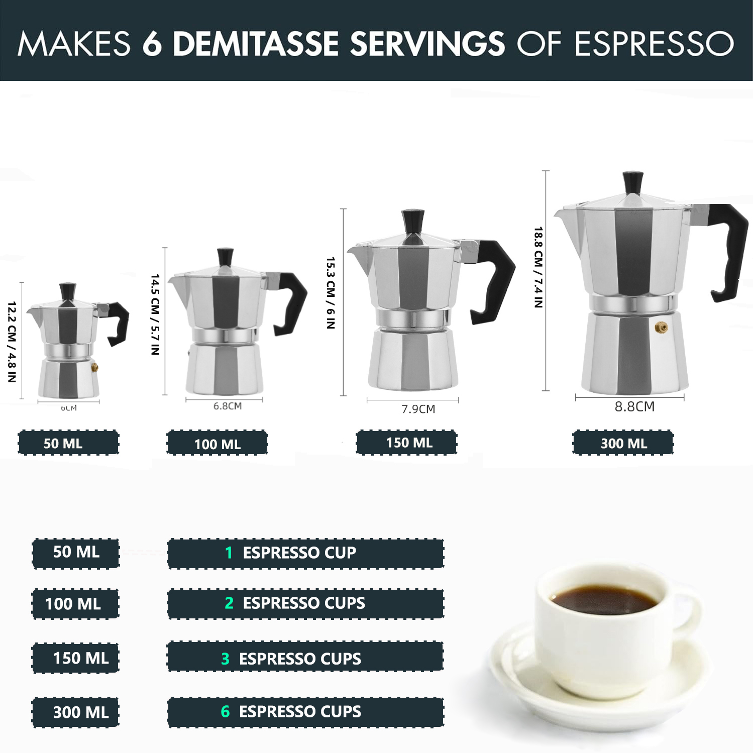 Cafetera Moka Clásica de Alumi - Coffee Equipment Wdt reseña y precio