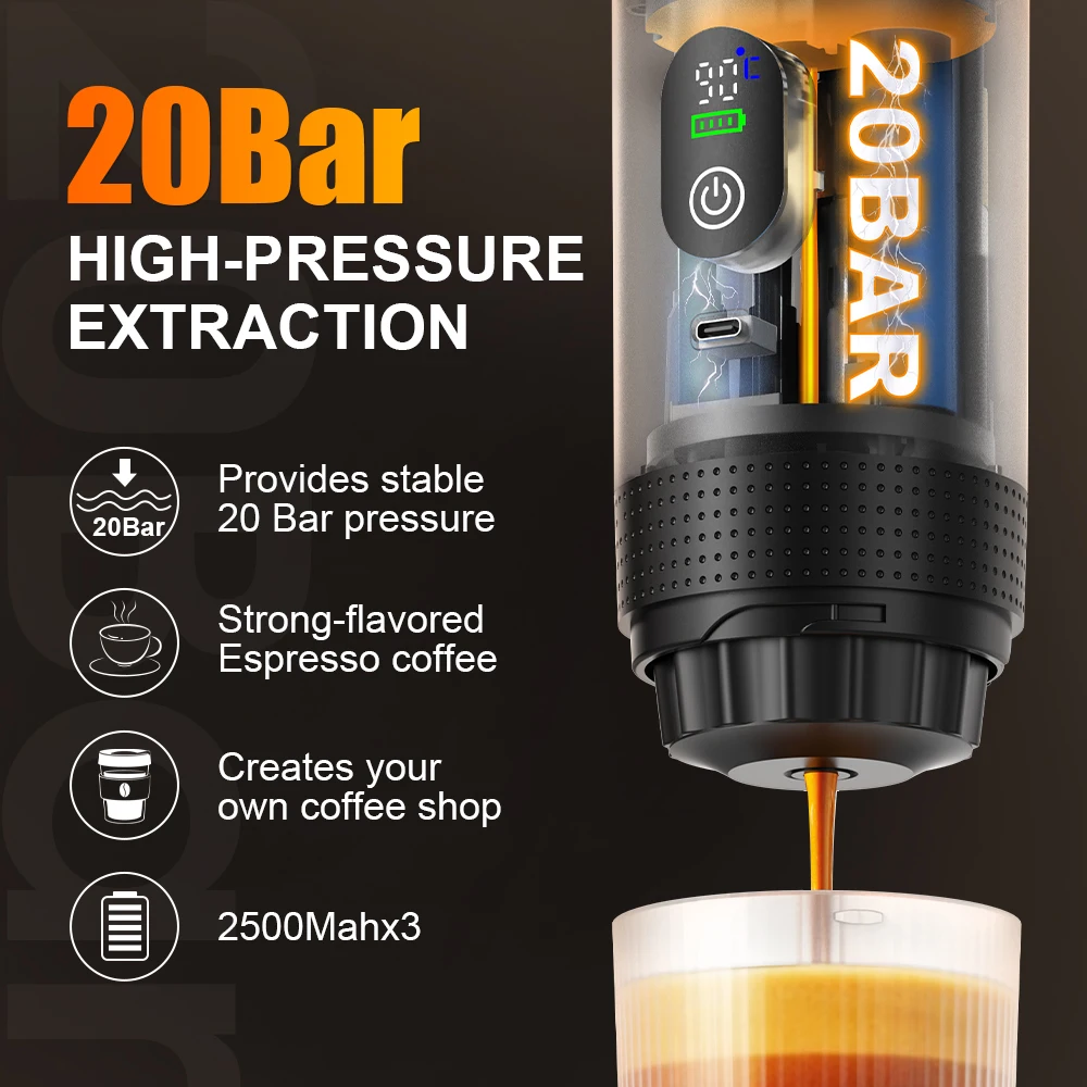 Cafetera expreso portátil eléc - Coffee Equipment Wdt reseña y precio