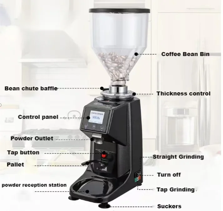 Molinillo de Café Comercial Au - Coffee Grinder Burr Flat reseña y precio