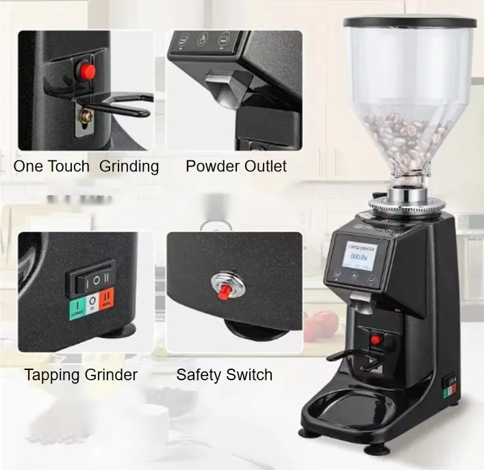 Molinillo de Café Comercial Au - Coffee Grinder Burr Flat reseña y precio